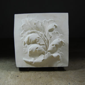 Acanthus relief plaque