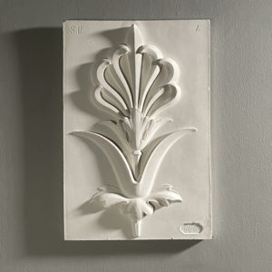plaster relief plaque
