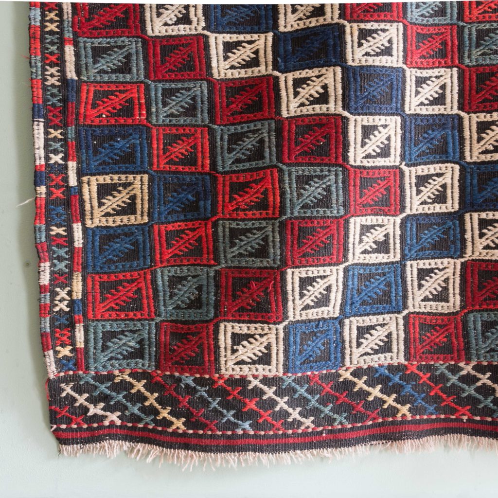 Turkish flatweave Zileh carpet, -109148