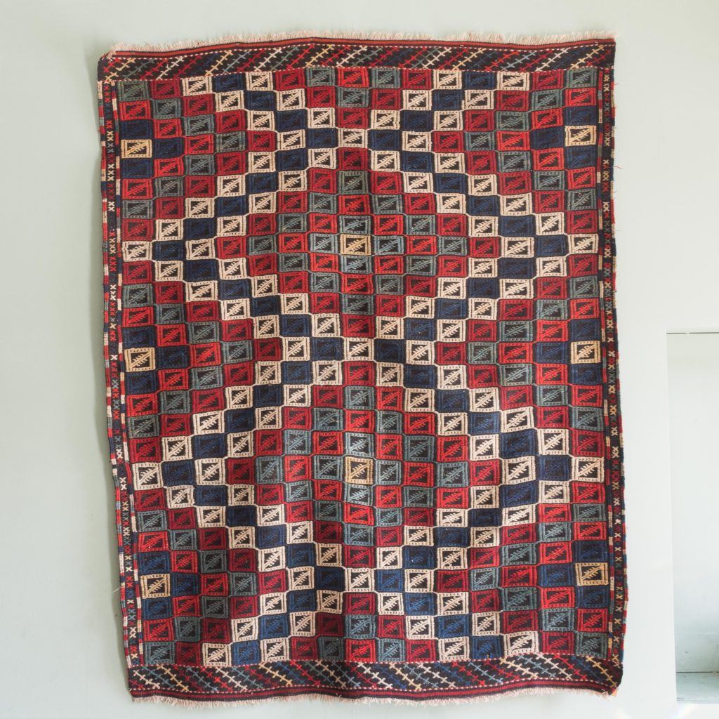 Turkish flatweave Zileh carpet, -109150