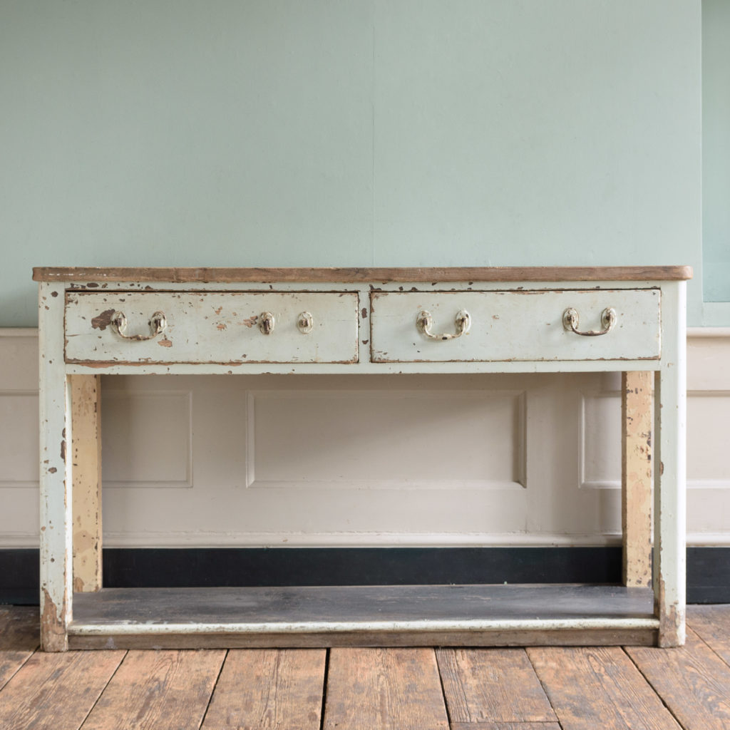 Nineteenth century potboard dresser,-0