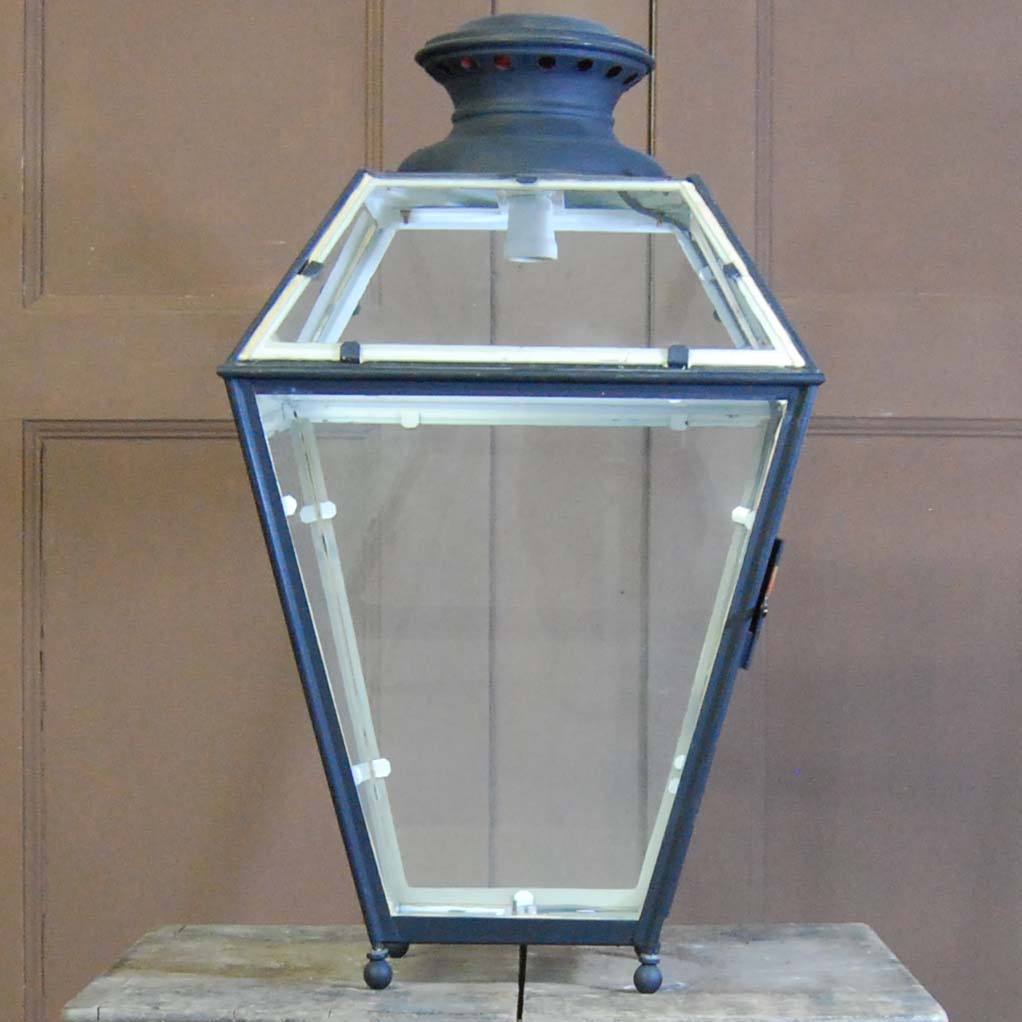 A painted copper street lantern-110312