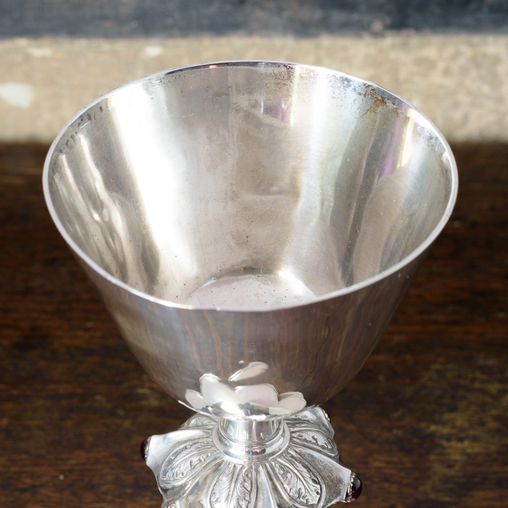 Silver communion chalice,-109999