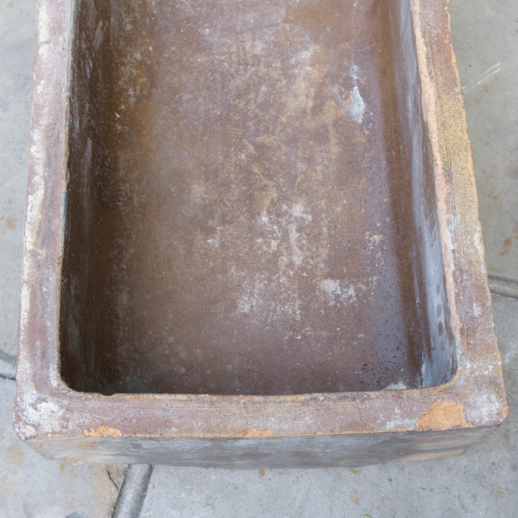 Salt glazed farm building water troughs,-109978