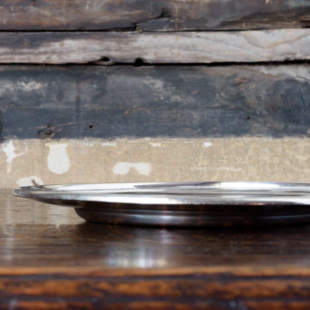 Silverplated communion dish,-109935