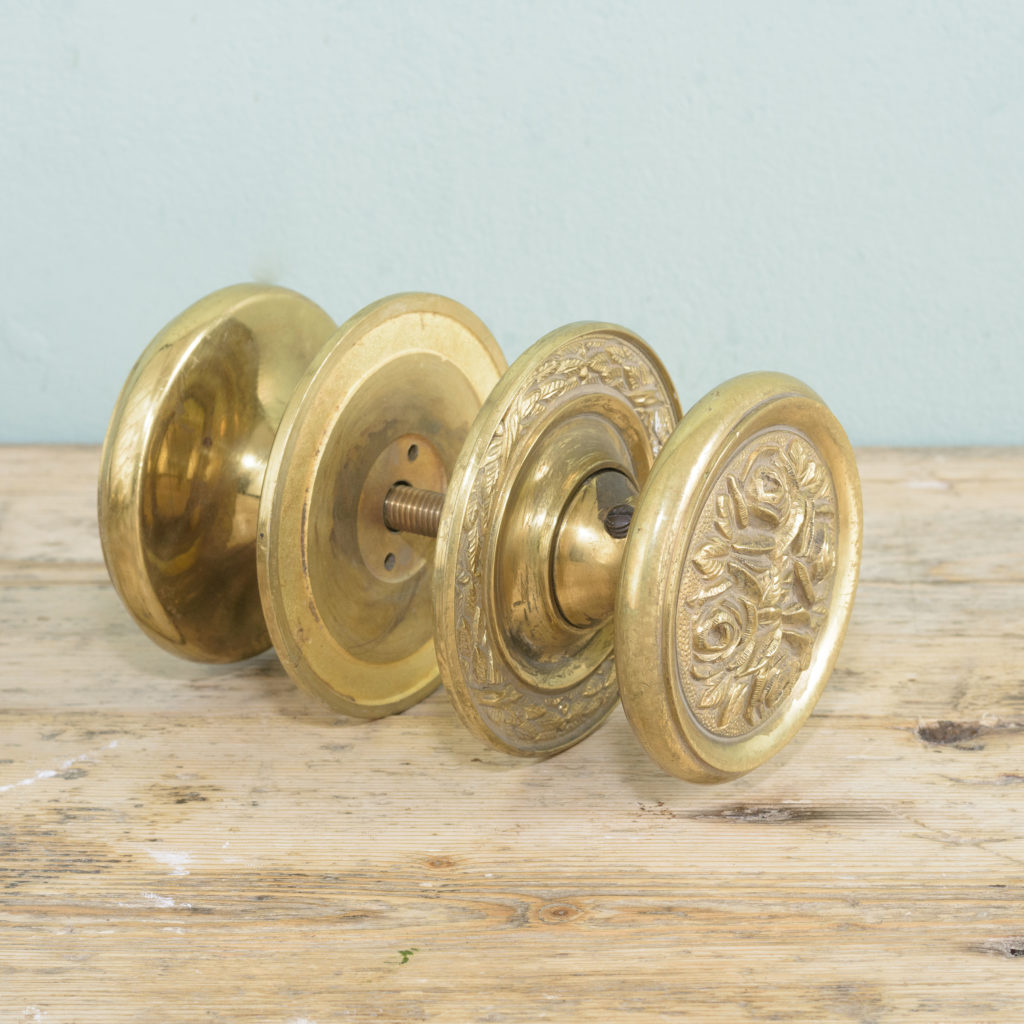 Brass door bosses,-110567