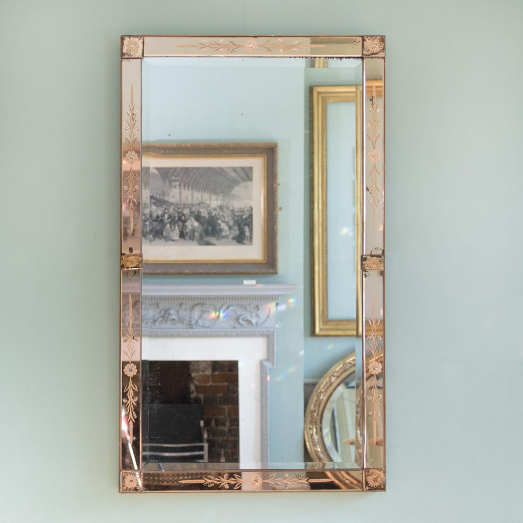 Italian 1930s two-tone mirror,-0