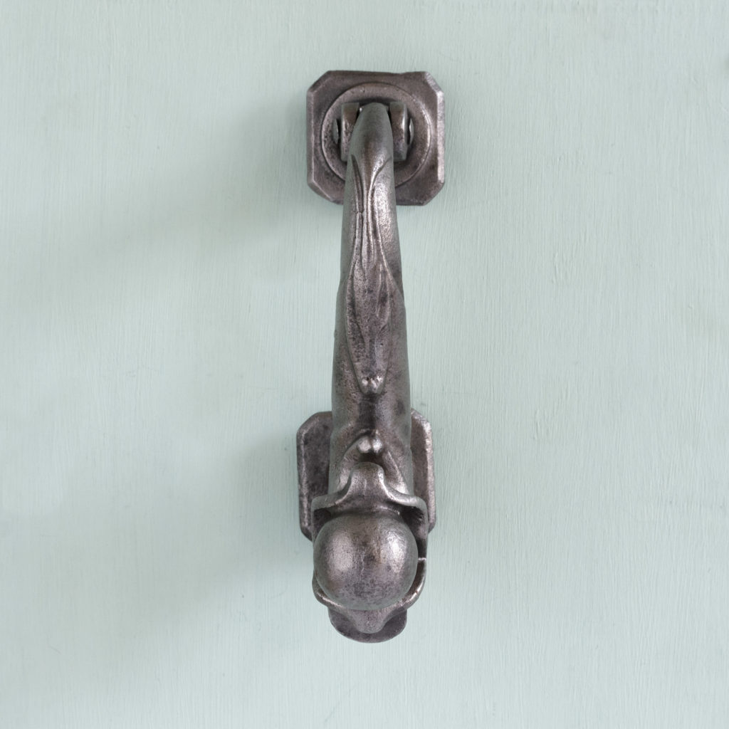 Victorian cast iron door knocker,-111098