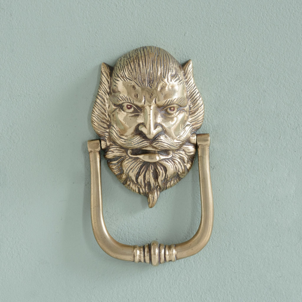 Brass door knocker,-0