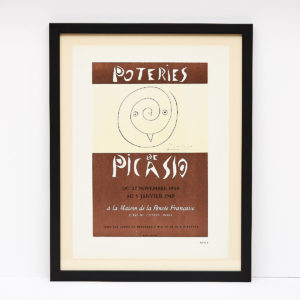 Original framed Picasso lithograph, -0