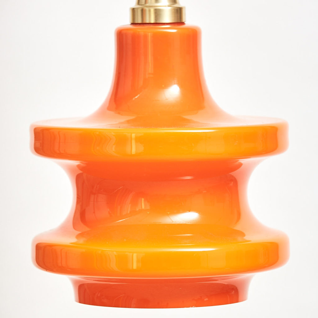 Dutch orange glass light,-111988