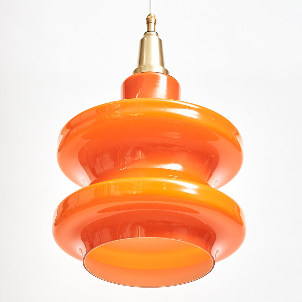 Dutch orange glass light,-111985