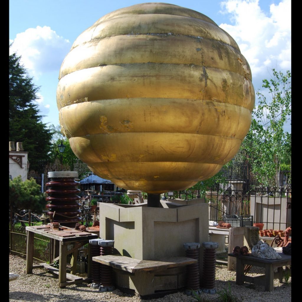 Giant Golden Globe Finial from Sea Containers House