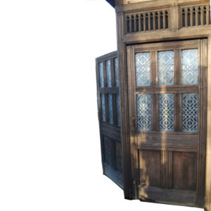 St Mary's Lambeth draught porch, North