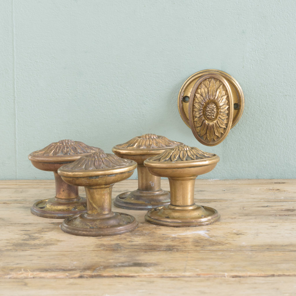 Brass door knobs,-111777