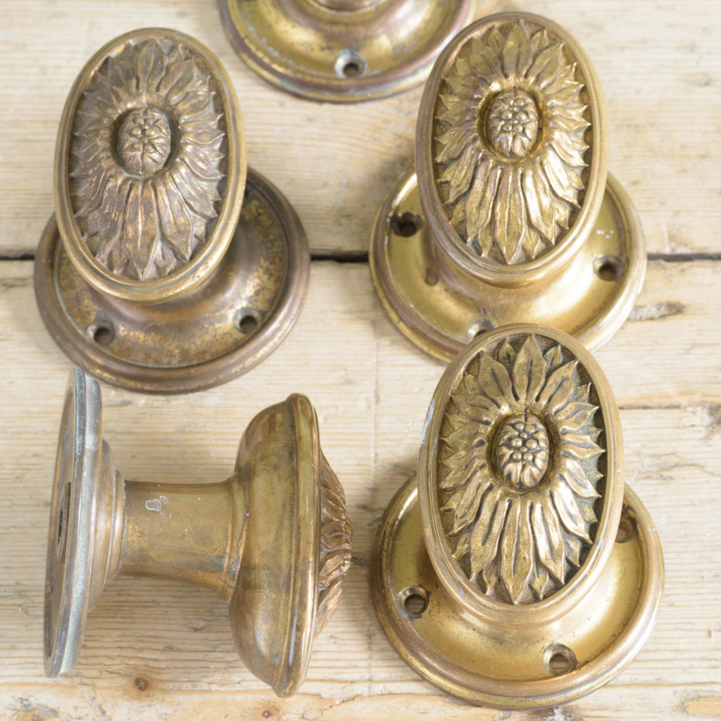 Brass door knobs,-111775