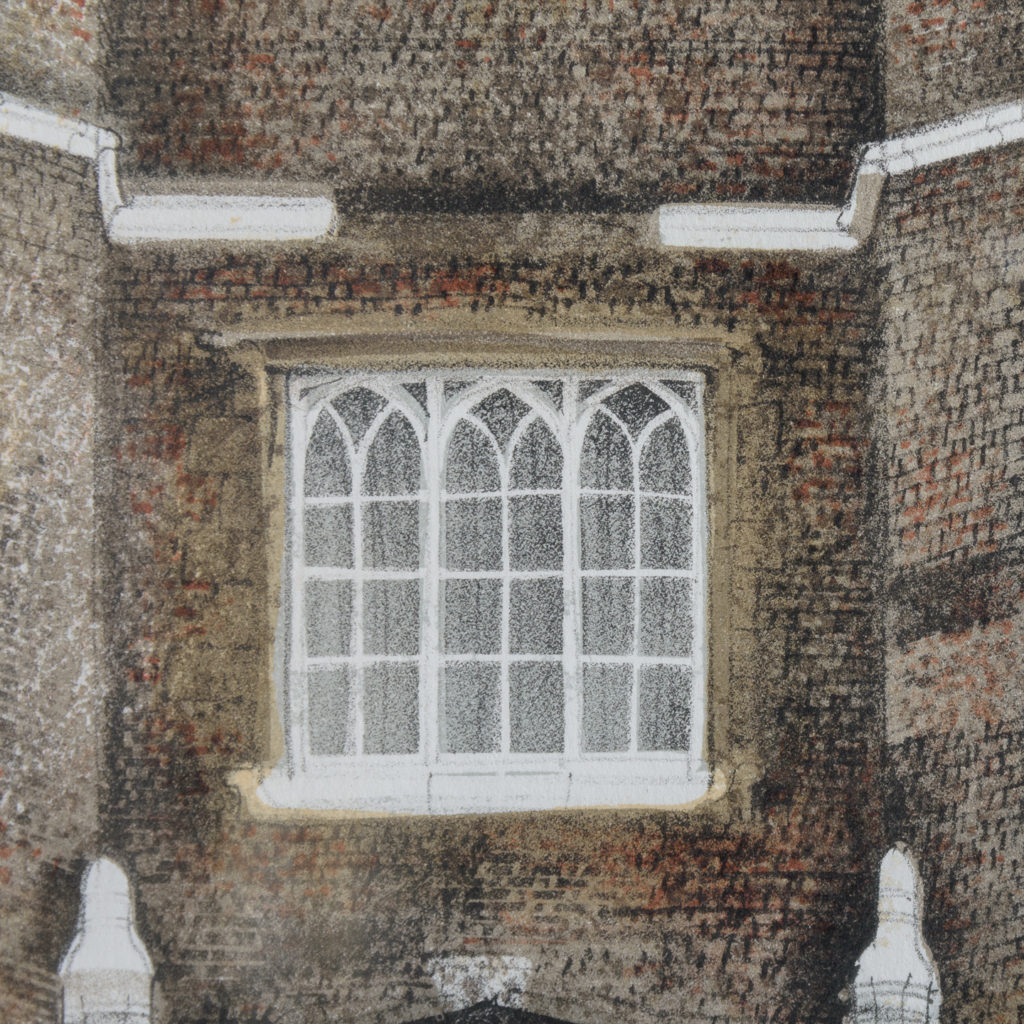 Lithograph of St. James's Palace, London, by David Gentleman-111915