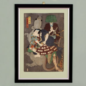 Original 19th century Japanese Ukiyo-e print-0