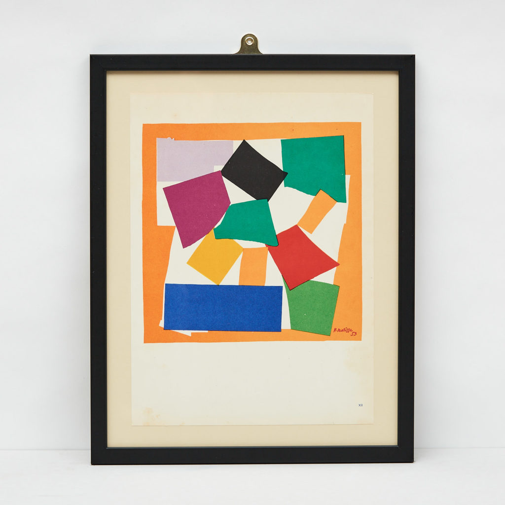 Matisse 'cut-out' Lithograph No. 4, -0