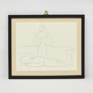 Picasso 'Mes dessins d'Antibes' Lithograph,-0