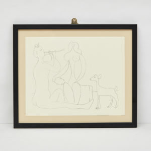 Picasso 'Mes dessins d'Antibes' Lithograph,-0