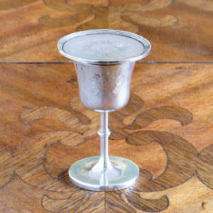 Early Victorian silver communion cup,-0