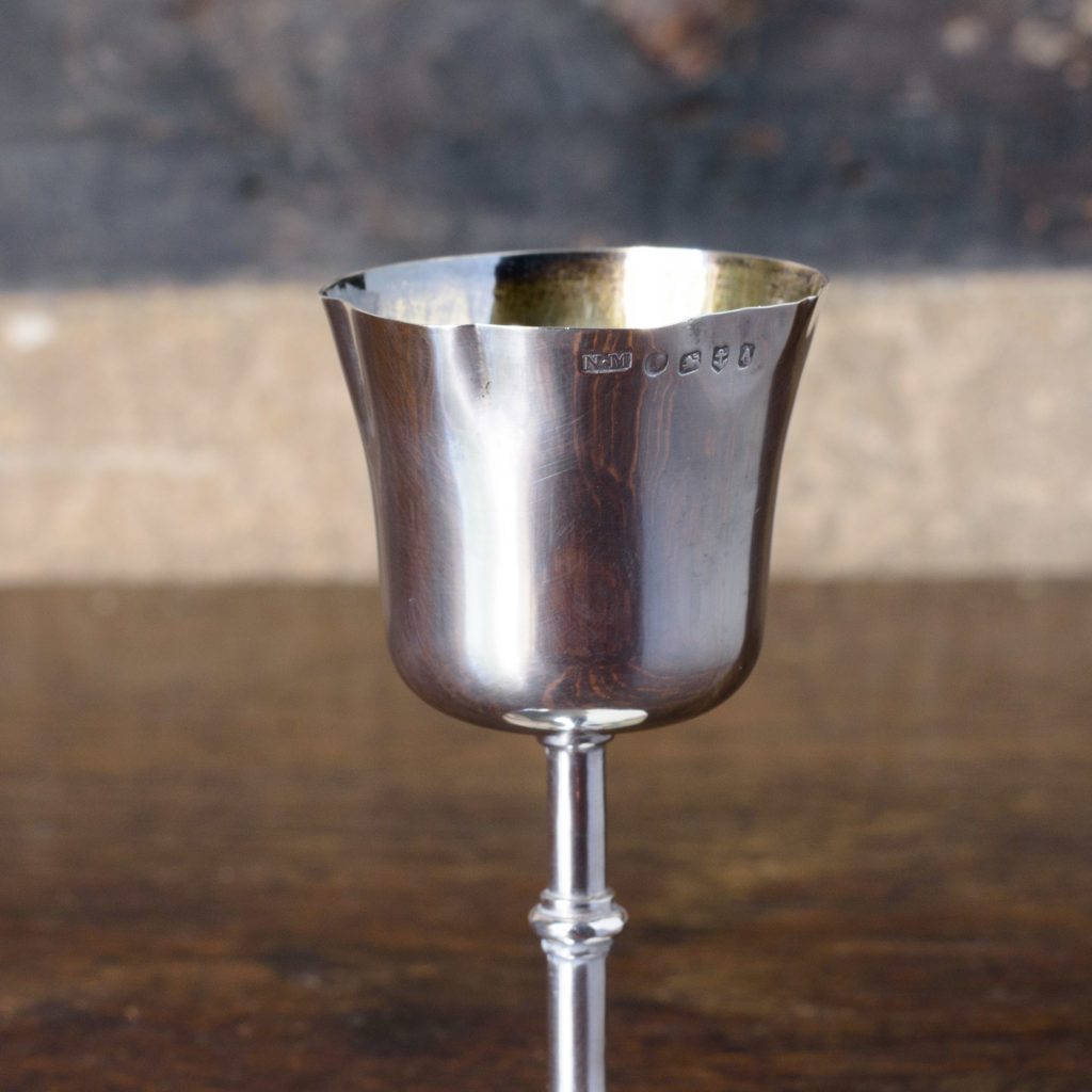 Early Victorian silver communion cup,-112505