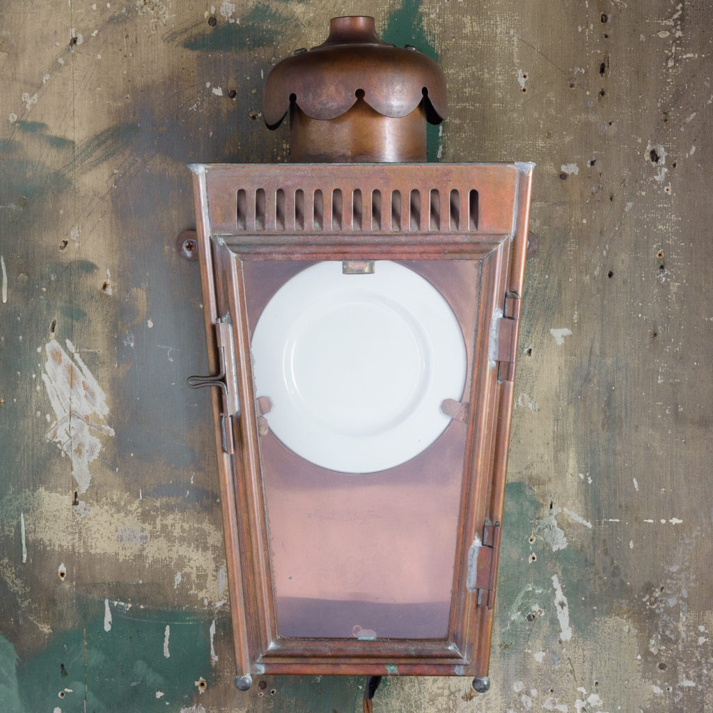 English copper stable lantern,-112797