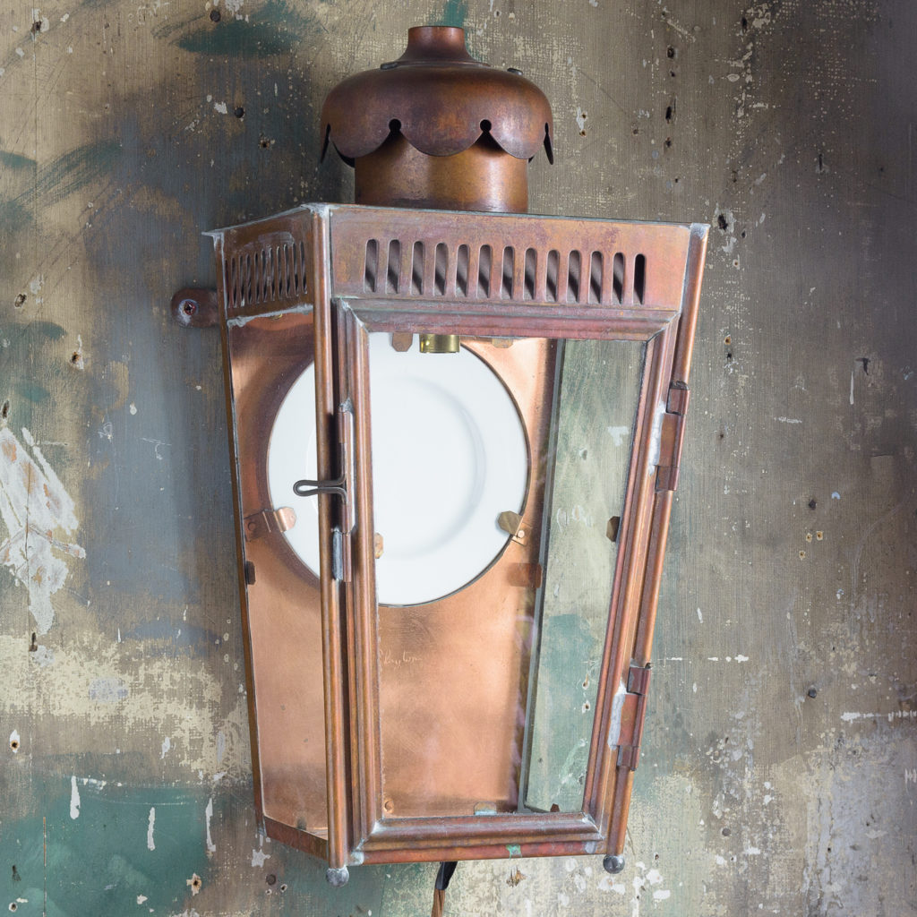 English copper stable lantern,-0