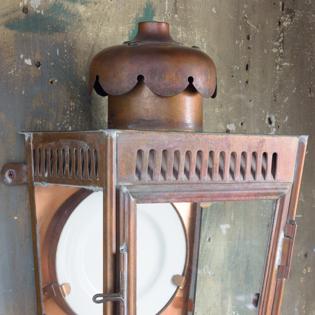 English copper stable lantern,-112798