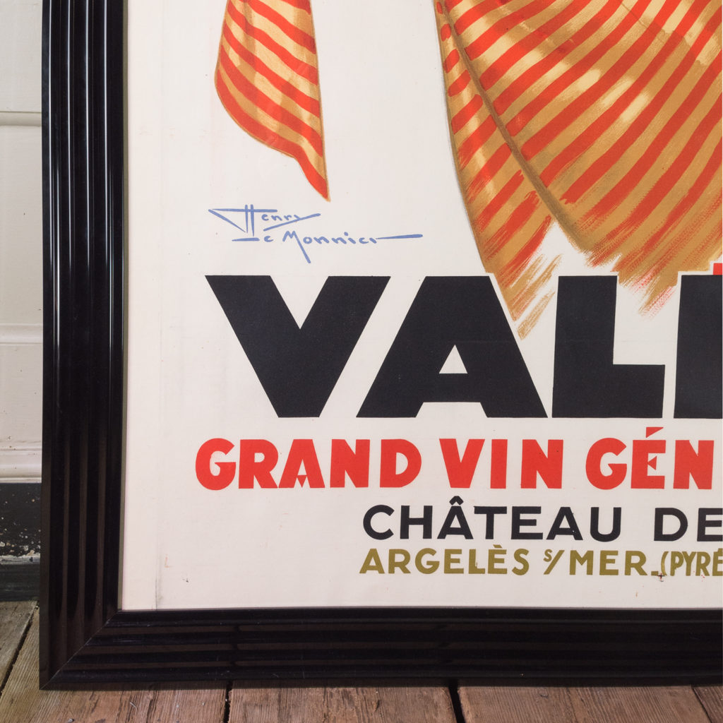 Original 1937 advertising poster, Valmya Grand Vin Genereux Doux-112557