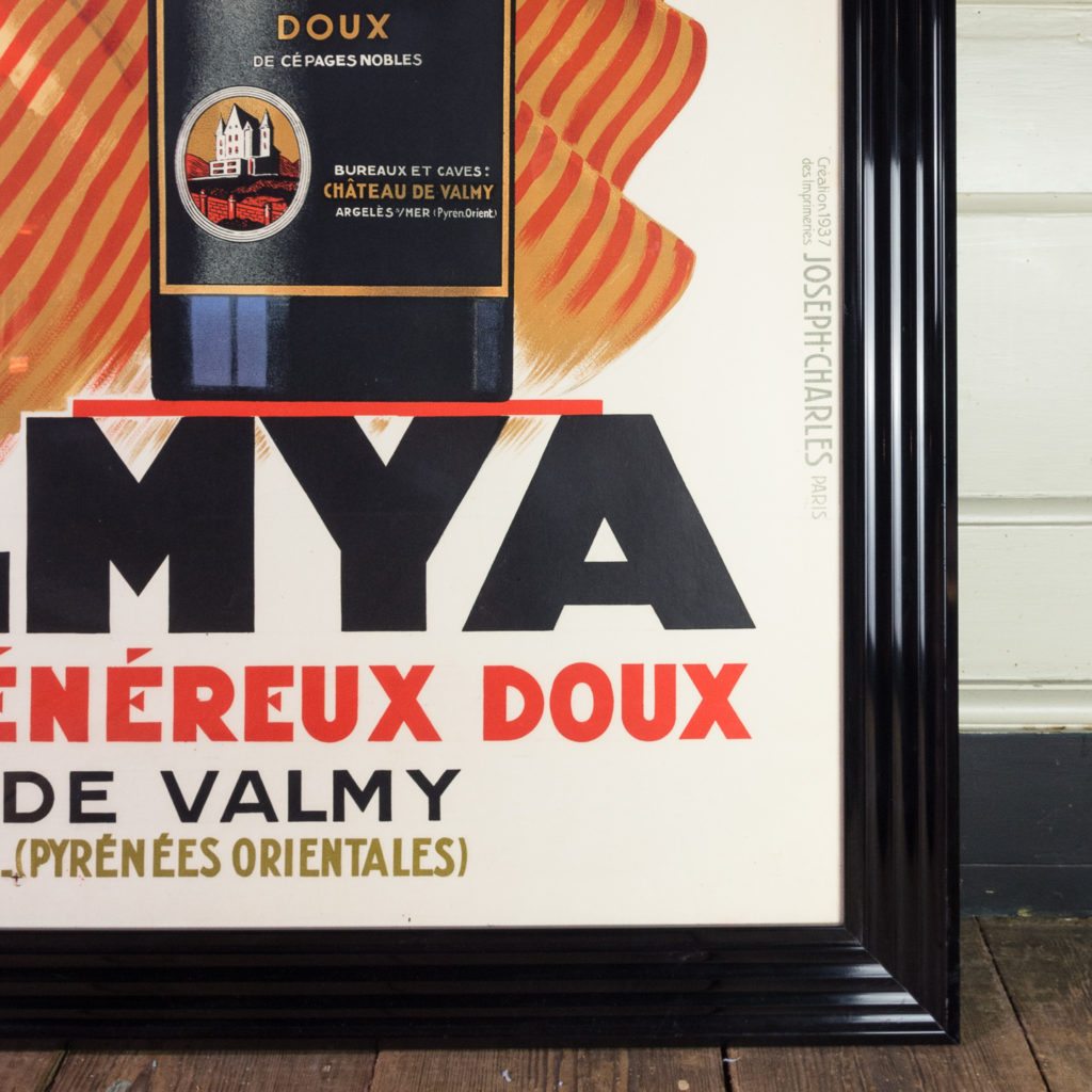 Original 1937 advertising poster, Valmya Grand Vin Genereux Doux-112558