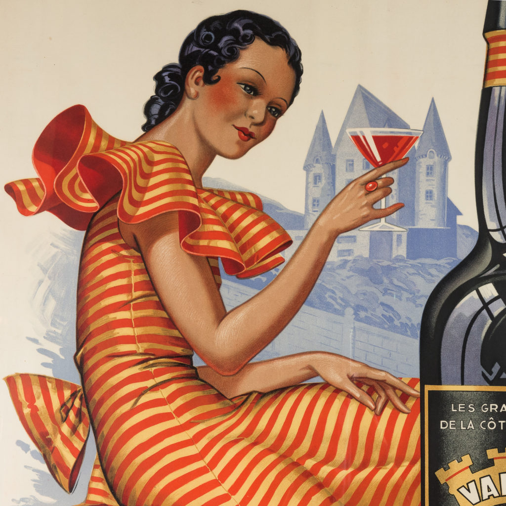 Original 1937 advertising poster, Valmya Grand Vin Genereux Doux-112559