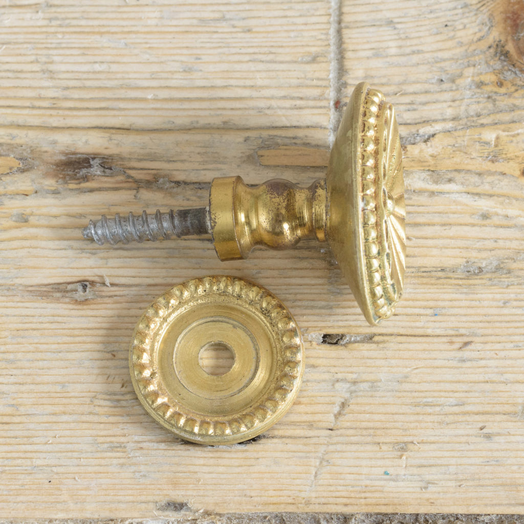 Gilt brass cupboard knobs,-113920