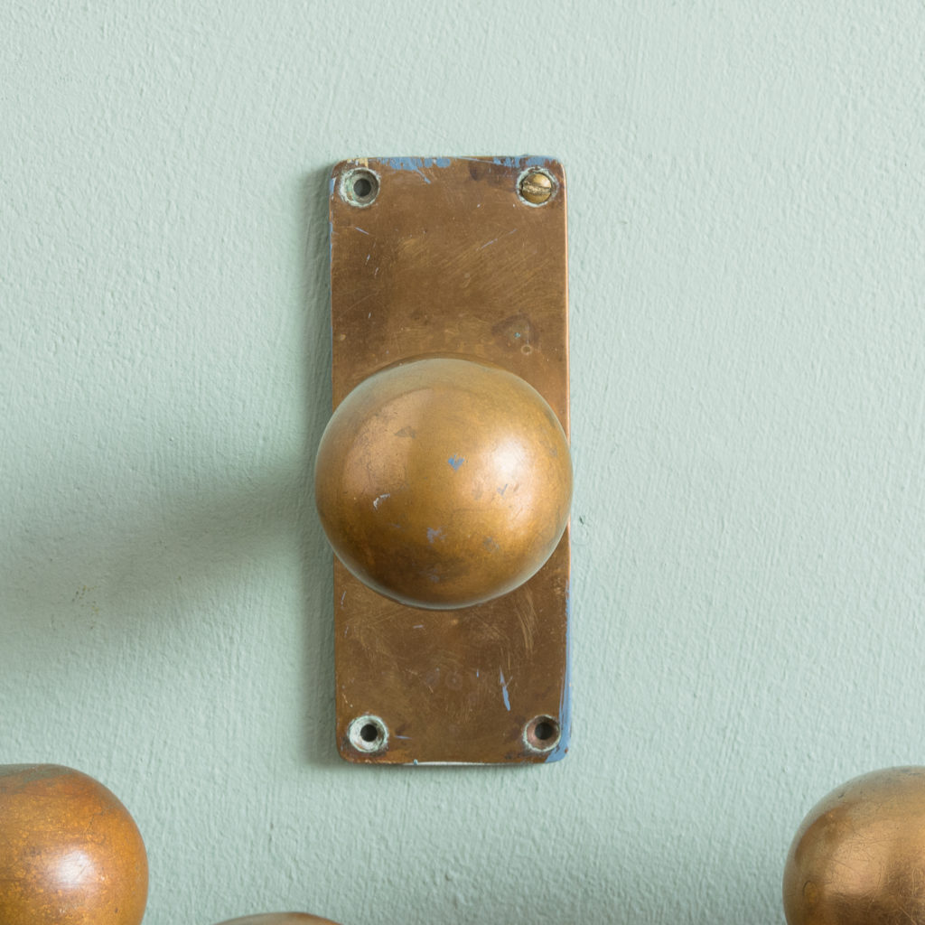 1920s brass door knobs,-113199