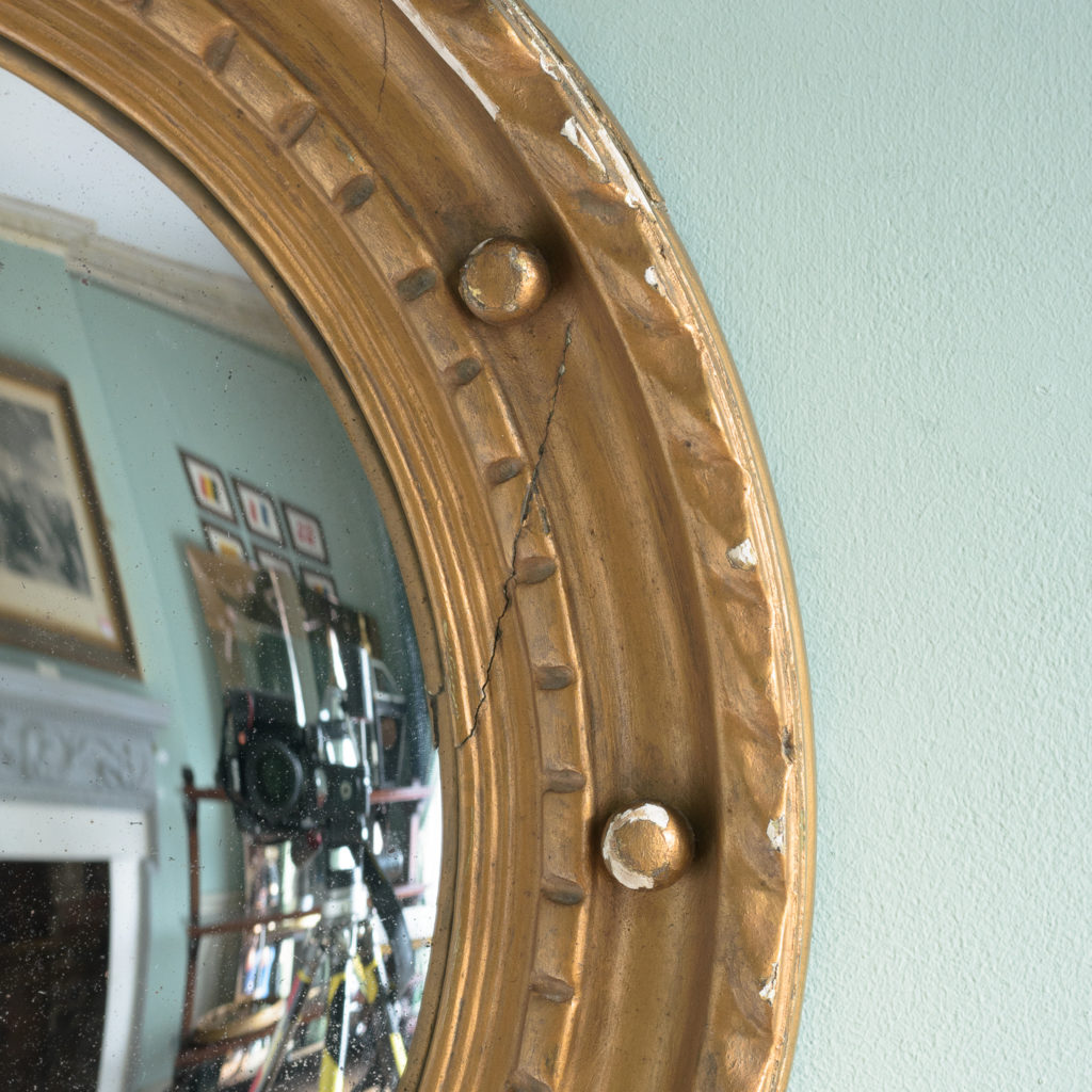 Regency style convex mirror,-113709