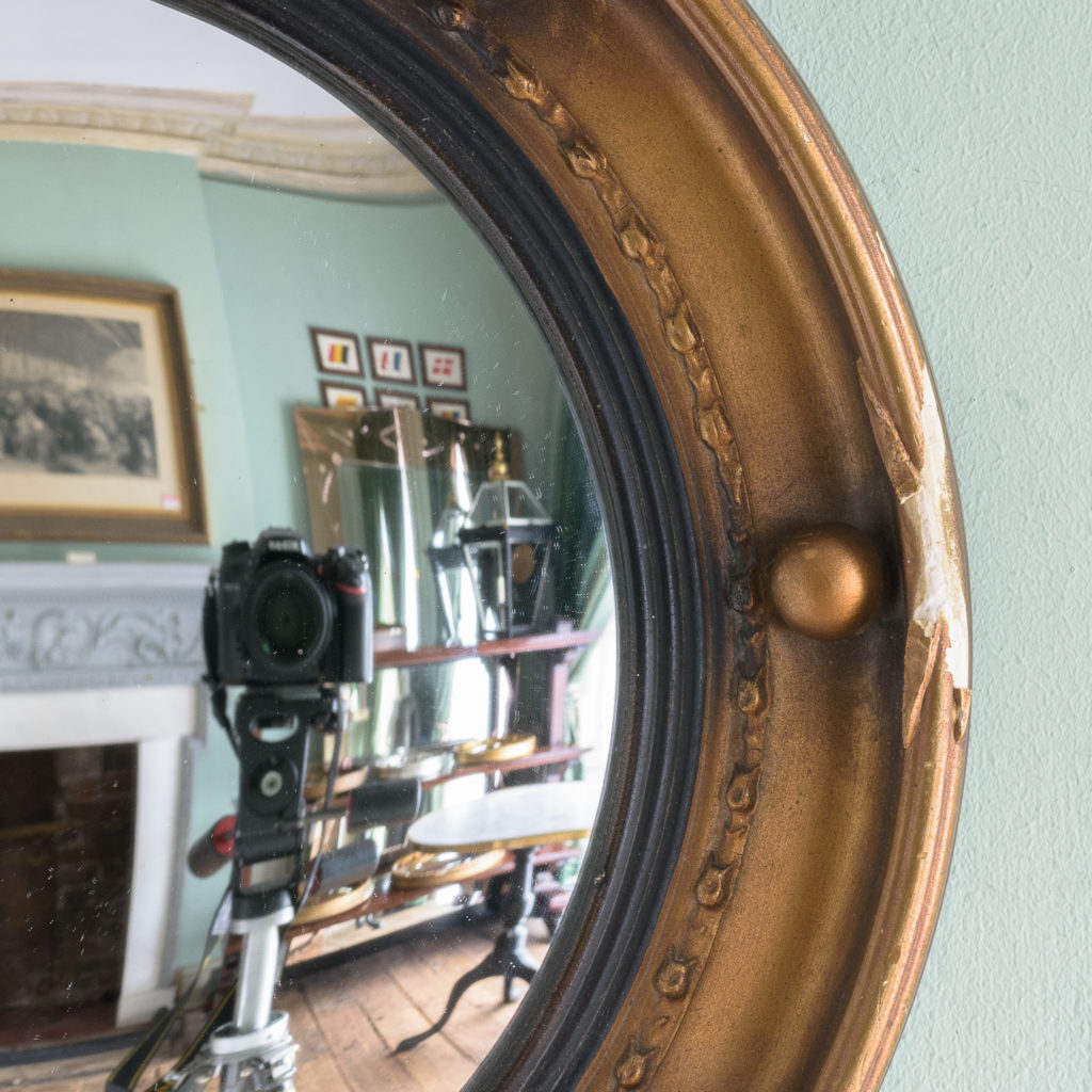 Regency style convex mirror,-113659