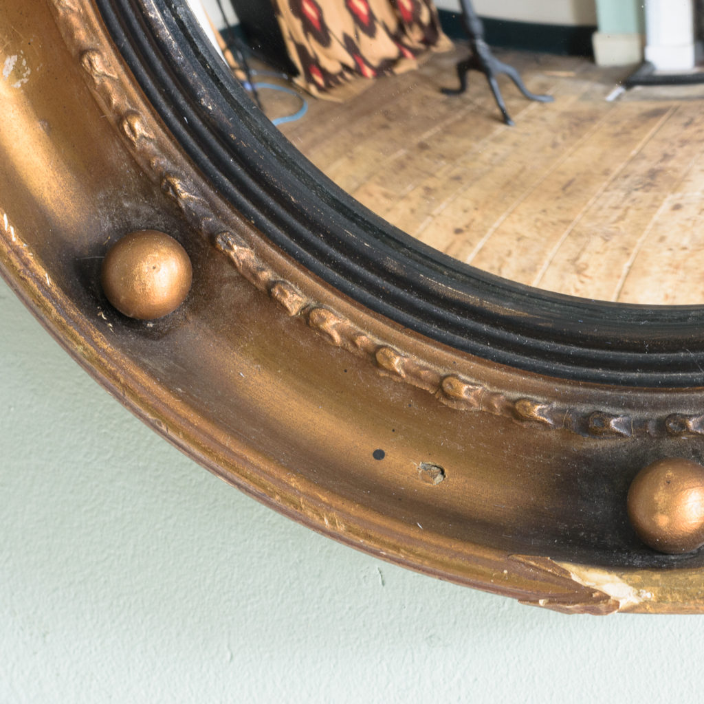 Regency style convex mirror,-113658