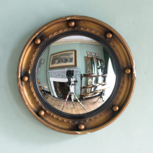 Regency style convex mirror,-0