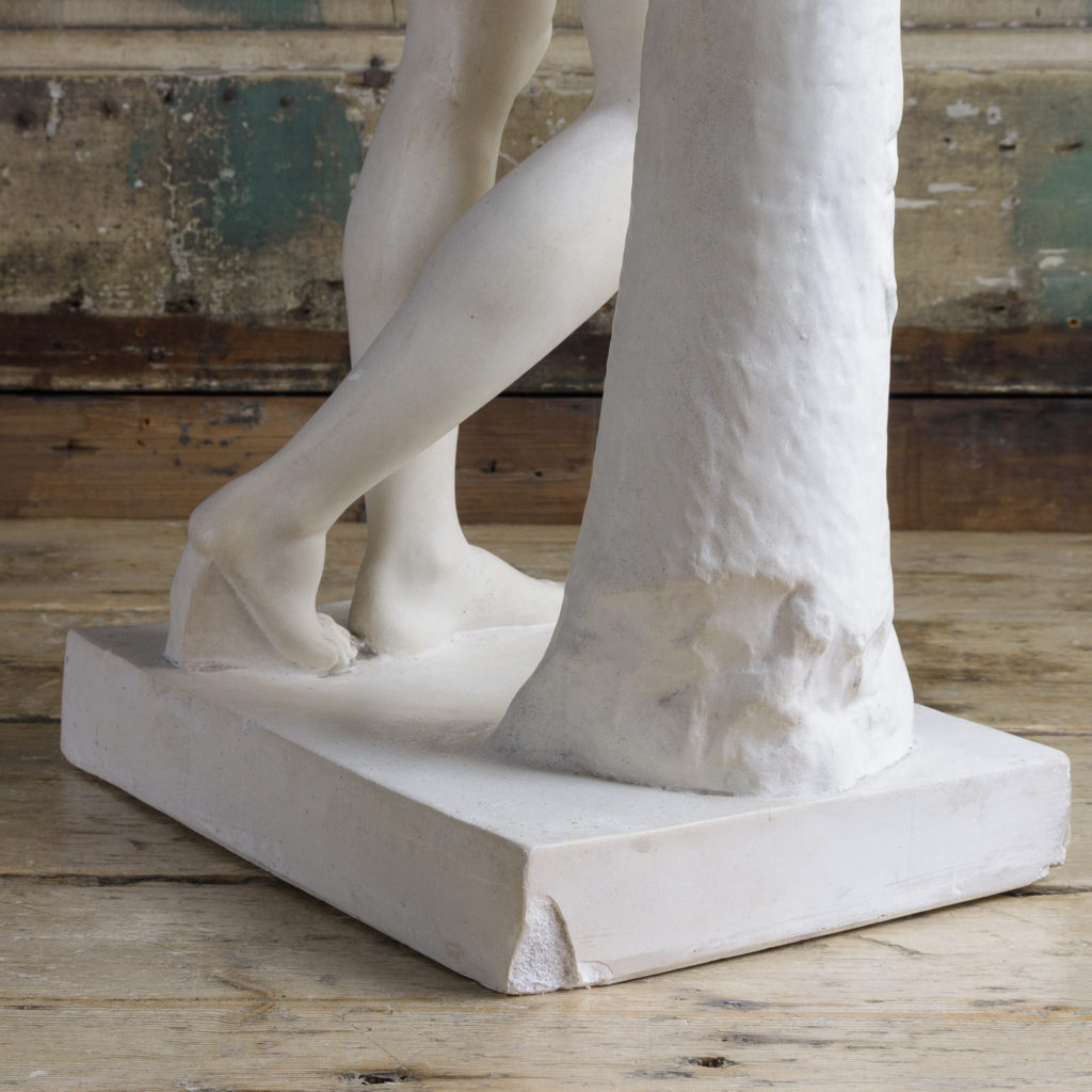Plaster statue of The Resting Satyr,-113480