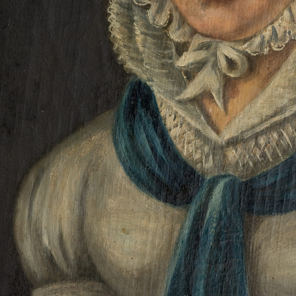 English School, portrait of a lady,-114589