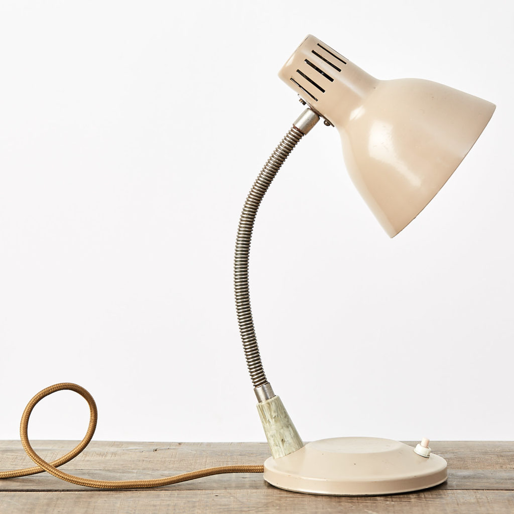 Polish gooseneck table lamp,-0