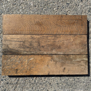reclaimed oak parquet