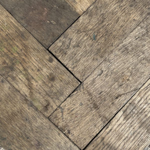 reclaimed oak parquet flooring