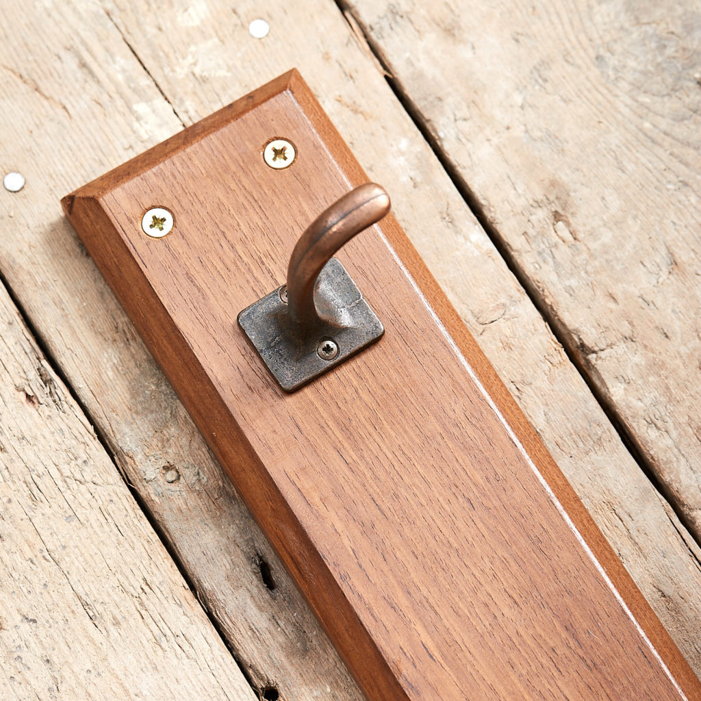 Reclaimed teak coat hooks,-116550