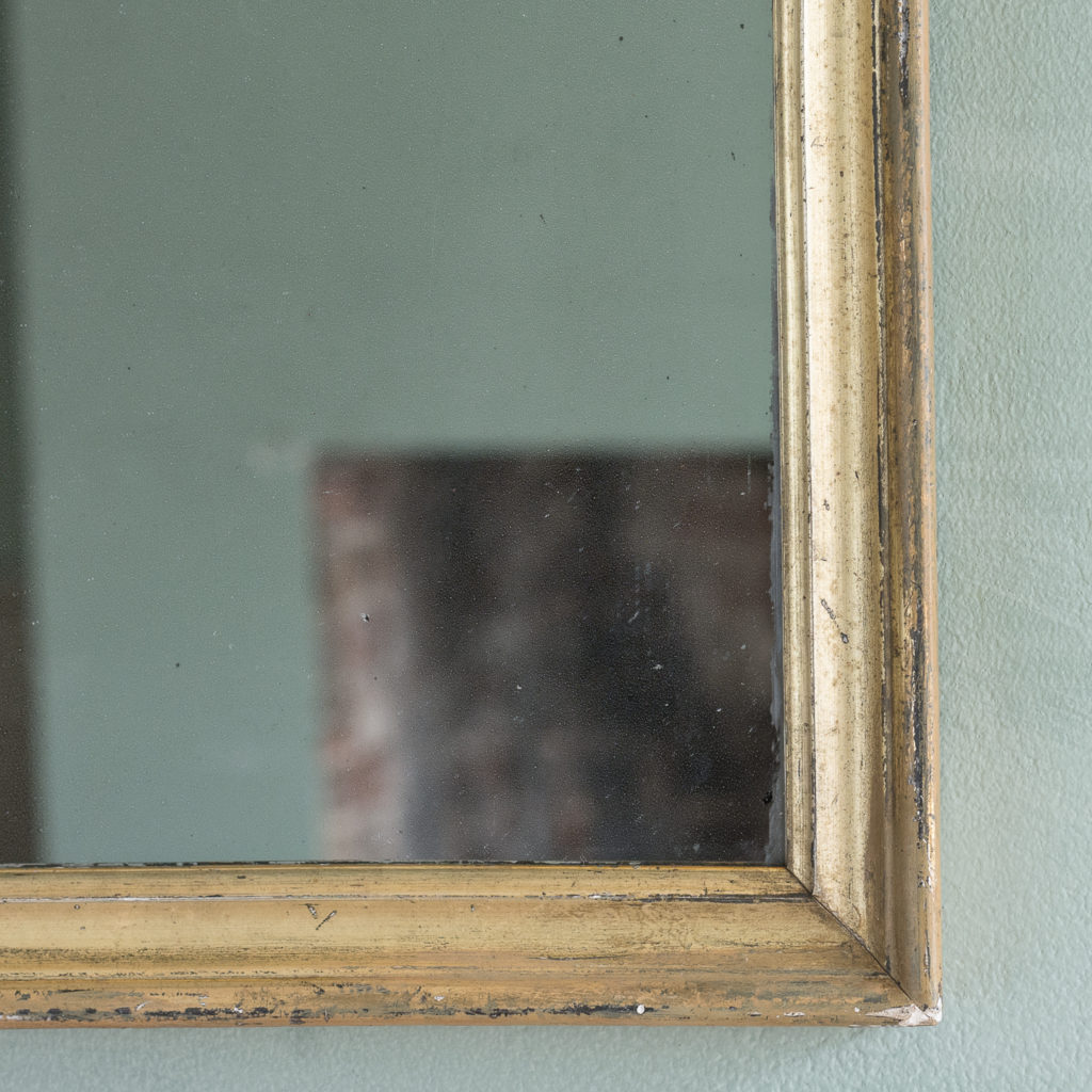 Small French gilt wall mirror,-116885