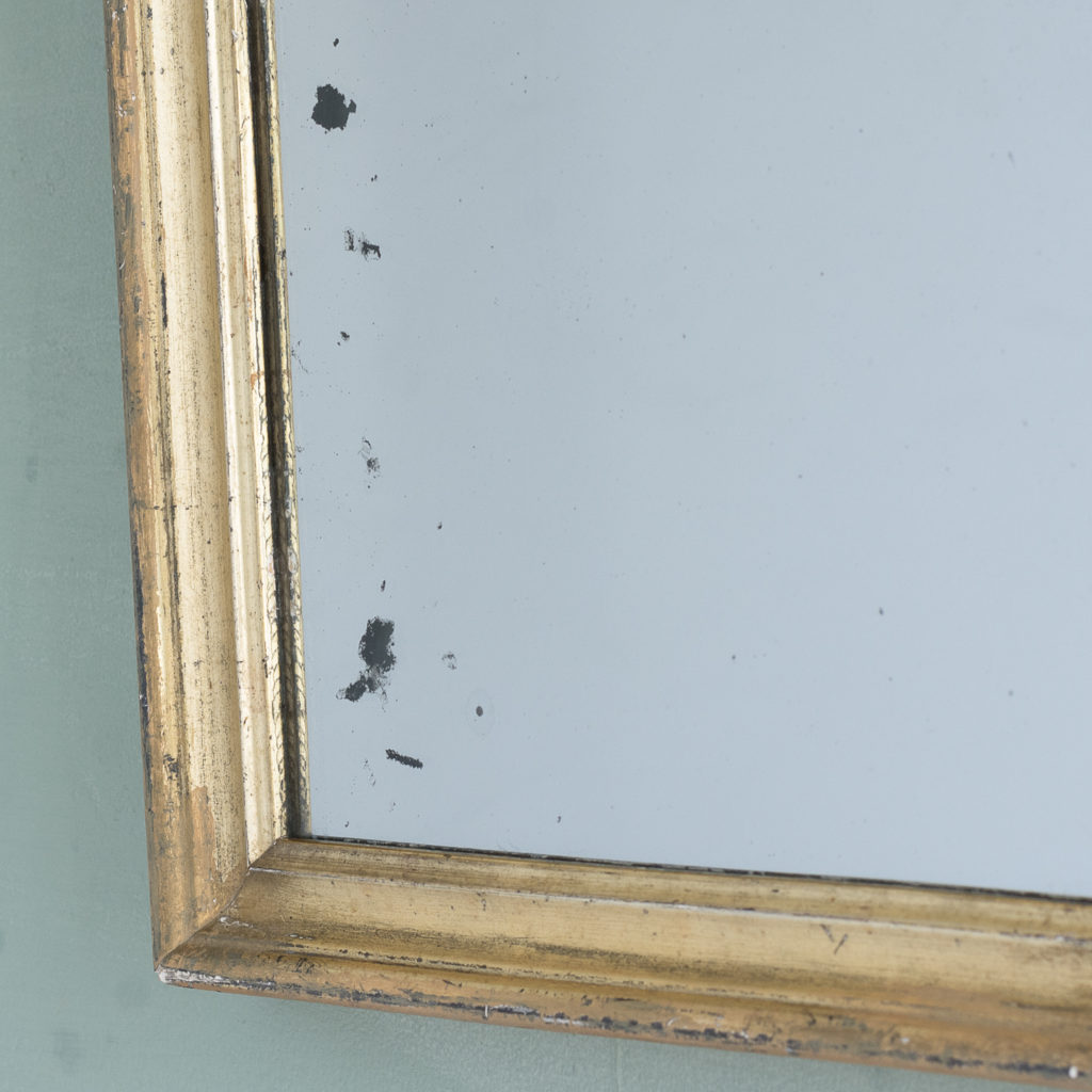 Small French gilt wall mirror,-116884