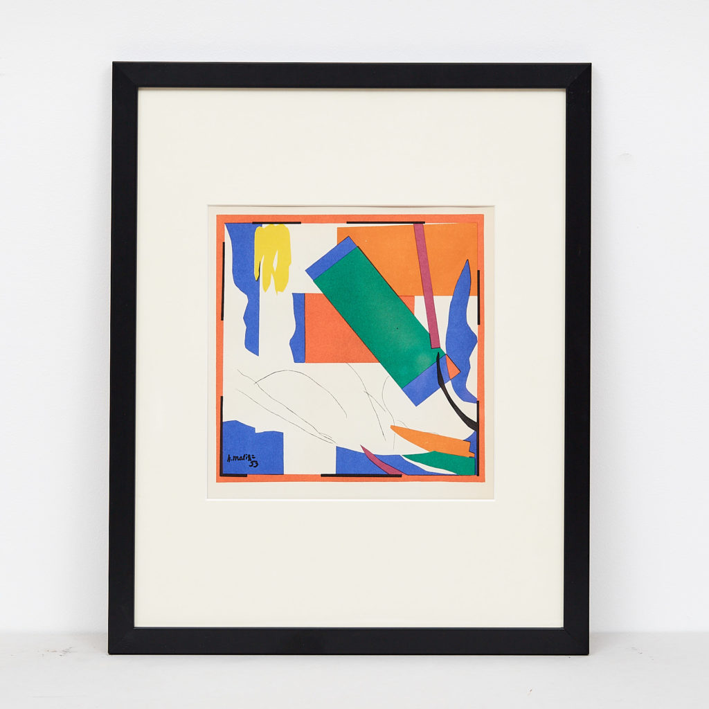 Matisse 'cut-out' Lithograph, -0