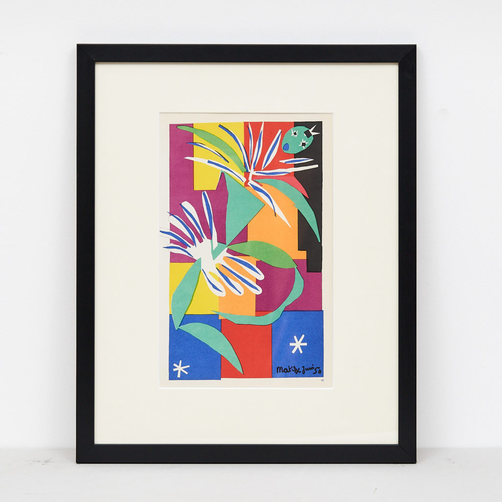 Matisse 'cut-out' Lithograph, -0