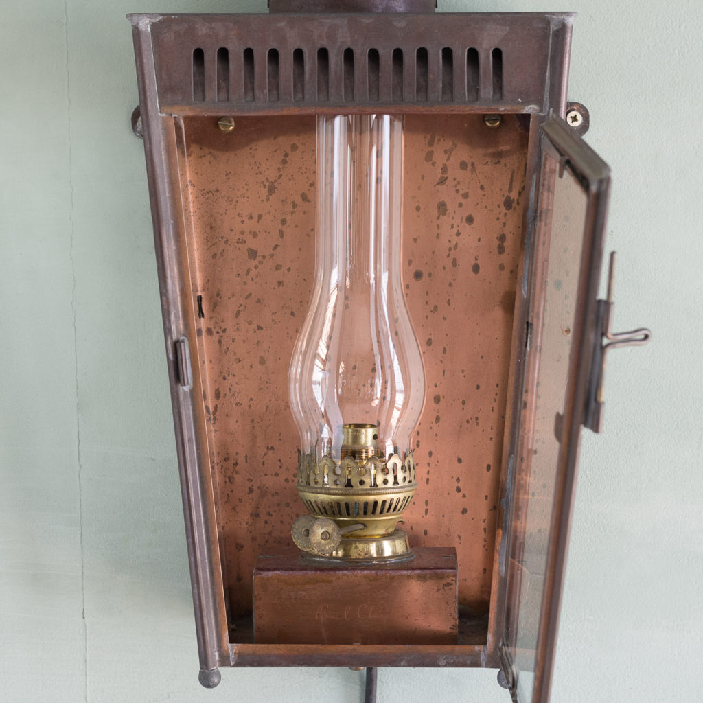 English copper stable lantern,-117545